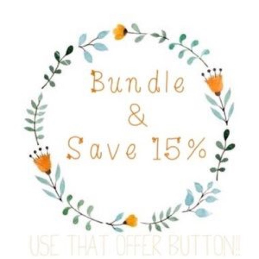 Bundle 2 or more items to save 15%!